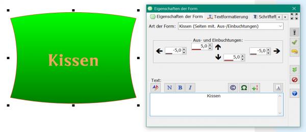 Heyer's Etiketten-Studio Pro - Form/Kissen